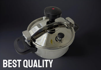 Stainless steel pressure cooker 24cm