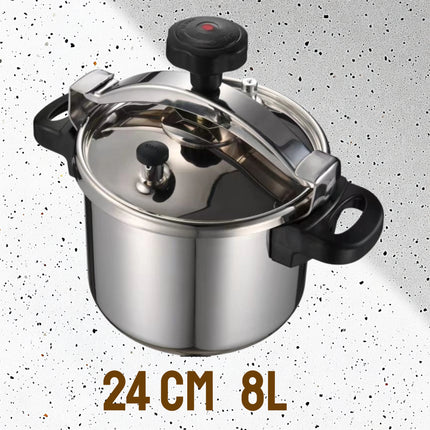 Stainless steel pressure cooker 22cm 8-L