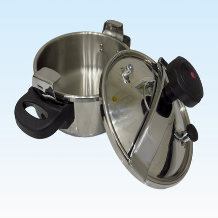 Stainless steel pressure cooker 22cm 8-L